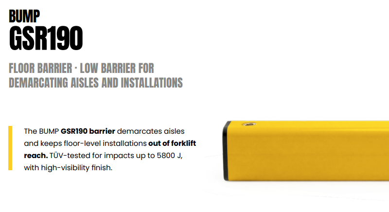 BUMP GSR190 FLOOR BARRIER